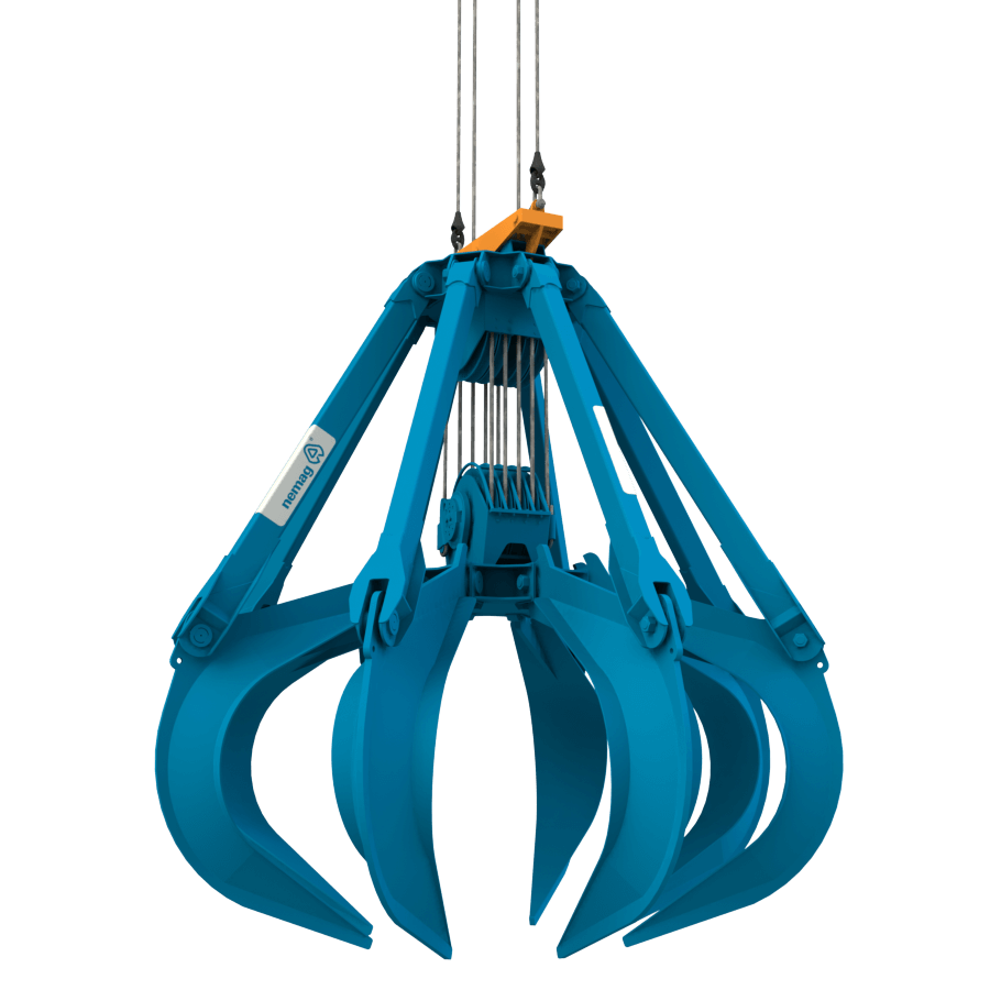 Orange peel grab render