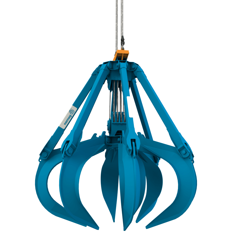 Orange peel grab render